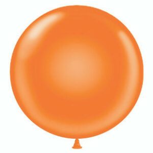 giant orange balloon