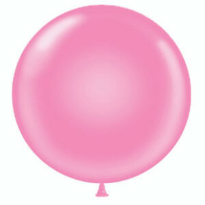 big round pink balloon