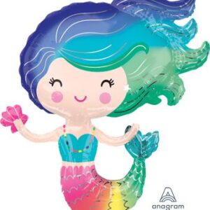 36" Large Shape Glittering Mermaid #42892