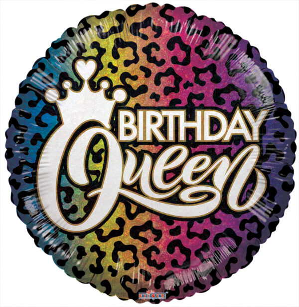 18" Birthday Queen Helium Foil Balloon (5 Pack) #16504