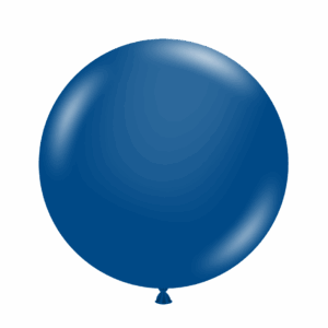 36" Tuf Tex Crystal Sapphire Blue Round Latex Balloon 1ct #3618