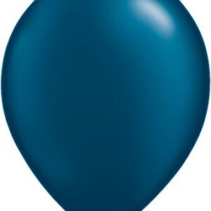 5" Qualatex Pearl Midnight Blue Latex Balloons 100Bag #43589