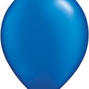 5" Qualatex Pearl Sapphire Blue Latex Balloons 100Bag #43595
