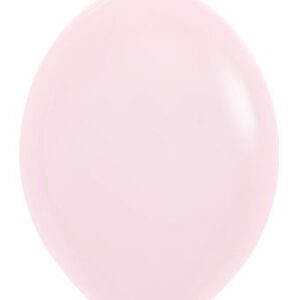 6" Link-O-Loon Sempertex Pastel Matte Pink Latex Balloons 50 Bag #54374
