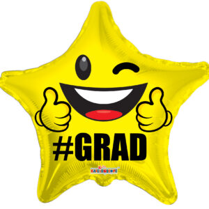 18" Graduation Thumbs Up Helium Foil Balloon #GRAD  (5 Pack)#85316
