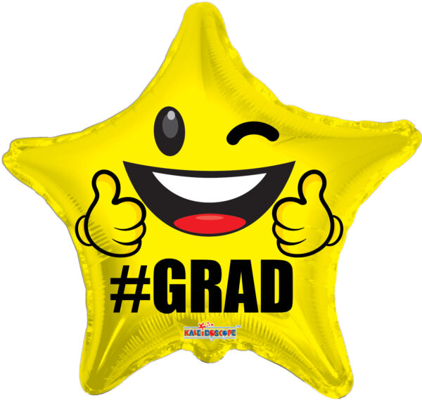 18" Graduation Thumbs Up Helium Foil Balloon #GRAD  (5 Pack)#85316