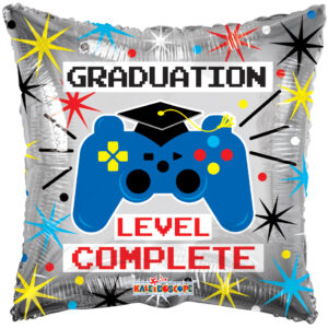 18" Graduation Level Complete Helium Foil Balloon(5 Pack)#85418
