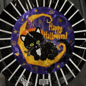 18" Happy Halloween Cat Helium Foil Balloon (5 PACK) #88046